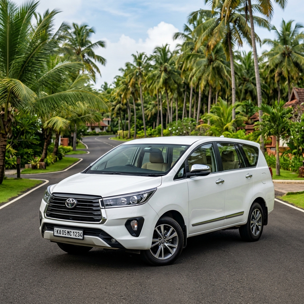 Toyota Innova Crysta Luxury SUV Rental Ongole Court Center